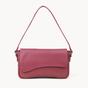 Pink 'BEVERLY' Pebble Grain Real Leather Shoulder Bag, Image 1 of 4