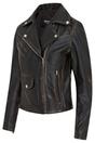 Tortoishell Infinity Leather Tortoishell Classic Brando Biker Leather Jacket, Image 4 of 8