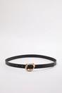Multi Double Pack Asymmetric Buckle Slim Women’s Belt Set, Image 3 of 4