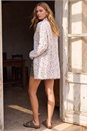 Ivory  Nep Long Line Cardigan, Image 3 of 4