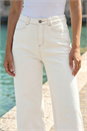 Ivory  Dusk High Waist Pocket Detail Culottes, Image 4 of 4