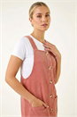Rose Corduroy Pinafore Midi Dress, Image 5 of 6