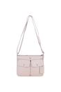 Light Pink 'Cardiff' Real Leather Crossbody Bag, Image 2 of 5