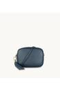 Navy The Tassel Navy Leather Crossbody Bag, Image 1 of 4