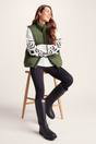 Dark Green Elyna Shower Resistant Insulated Gilet, Image 2 of 6