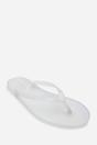 White Kailany Jelly Thong Flip Flop Sandals, Image 3 of 6