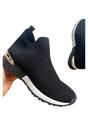 White iKrush White Jessi Slip On Sock Wedge Trainers, Image 4 of 8