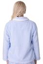 Blue Supersoft Button Front Bed Jacket, Image 3 of 5