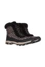 Black Ohio Leopard Print Thermal Snow Boots, Image 1 of 6