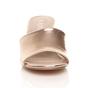 Rose Gold AJVANI Rose Gold Mid Block Heel Peep Toe Mules Sandals, Image 6 of 6