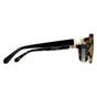 Black Michael Kors Black Rectangle Bi Layer Black Amber Tortoise Dark Grey MK2199 Acadia, Image 4 of 4
