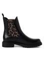 Black Tamaris Black Tamaris Black Leopard Chelsea Boots, Image 1 of 7