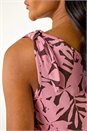 PINK Printed Tie Shoulder Vest Top, Image 5 of 5