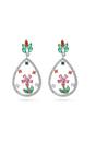 Multi Floral Drop Earrings, Image 1 of 4