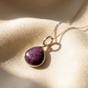 Silver Ruby July Birthstone Sterling Silver Necklace, Image 1 of 3