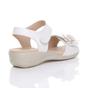 White AJVANI White Comfort Touch Close Sandals, Image 4 of 6