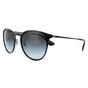 Black Round Black Grey Gradient Erika Metal 3539 Sunglasses, Image 2 of 6