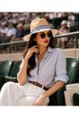 Beige Rosa - UV Ray Sun Protection Fedora, Image 1 of 2