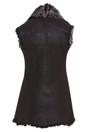 Black Toscana Shearling Sheep Leather Gilet, Image 4 of 6