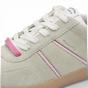 Green Womens Green Pink Leather Sneakers, Image 5 of 8