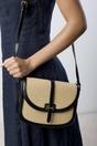  Amira Raffia Cross Body with Flap Bag, Image 2 of 6