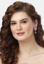 Silver Charming Butterfly Drop Earrings, Image 4 of 5
