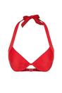 Red V-Wire Padded Balconette Bikini Top, Image 3 of 5