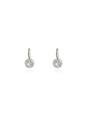 Silver Cachet London Lara Simple Stud Silver Earrings, Image 1 of 2