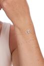 Silver Sterling Silver Dainty Infinity Bracelet, Image 2 of 3
