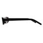 Black Saint Laurent Black Rectangle Shiny Black Grey SL557, Image 3 of 3