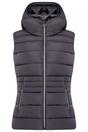 Black Reputable Padded Gilet, Image 1 of 4