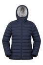Navy Faux Fur Lined Padded Jacket, Image 1 of 5