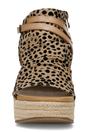 Brown Womens "Lacey-C-Rope" Wedge Sandals, Image 4 of 6