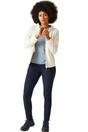 White Flamino Full Zip Fleece Jacket, Image 6 of 6