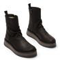 Black Womens Sued Leather Boot-RENO053FLY, Image 3 of 5