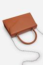 Dark Brown Where's That From Dark Brown Marina Structured Top Handle Shoulder Bag, Image 4 of 4