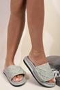 Grey iKrush Grey Josie Flatform Sandals, Image 8 of 8