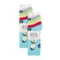 Multi 10 Pairs Bamboo Crew Socks with Patterns, Image 3 of 3