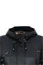 Black Hooded Parka Jacket-Oakengates, Image 5 of 5