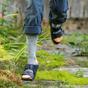 Black 15-20 mmhg Graduated Compression Wide Socks, Image 3 of 5