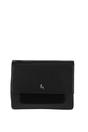 Black 'Fabrizia' Two Sections Leather Shoulder Bag, Image 1 of 4