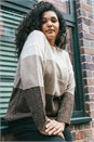 Stone Curve Ombre Stripe Knit Jumper, Image 1 of 7