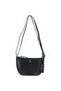 Black 'Naomi' Real Leather Compact Crossbody Bag, Image 2 of 4