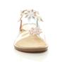 Rose Gold AJVANI Rose Gold Transparent Slingback Strappy Sandals, Image 5 of 5