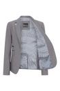 Grey Infinity Leather Grey Womens 3 Piece Plain Grey Formal Office Suit, Image 4 of 8