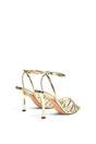 Gold 'Ottoline' Strappy Stiletto Heeled Sandals With Ankle Strap, Image 4 of 6