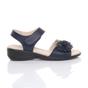 Navy Blue AJVANI Navy Blue Comfort Touch Close Sandals, Image 2 of 6