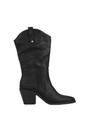 Black Feria Embroidered Cowboy Boots, Image 4 of 6