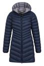 Navy Florence Long Padded Jacket, Image 5 of 8