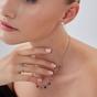 Silver Hamsa Hand Adjustable Ring in Sterling Silver, Image 3 of 4